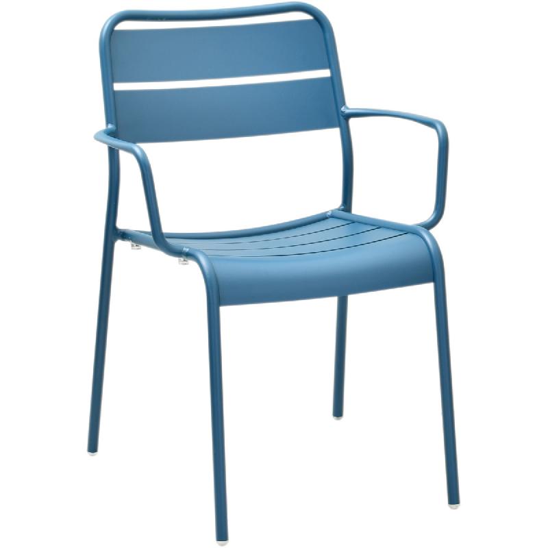 Fauteuil BARCY - Aluminium - Latte - Extérieur - Contemporain - Réf 03620007BLE_0
