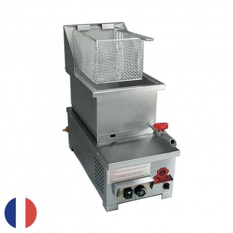Friteuse foraine gaz professionnelle - 6 litres - compacte - spéciale surgelés - Sofraca_0