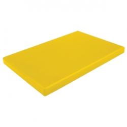 GILAC Planche à découper lisse 600 x 400 x 20 HACCP -  L - Jaune G651069 - jaune 3573678690172_0