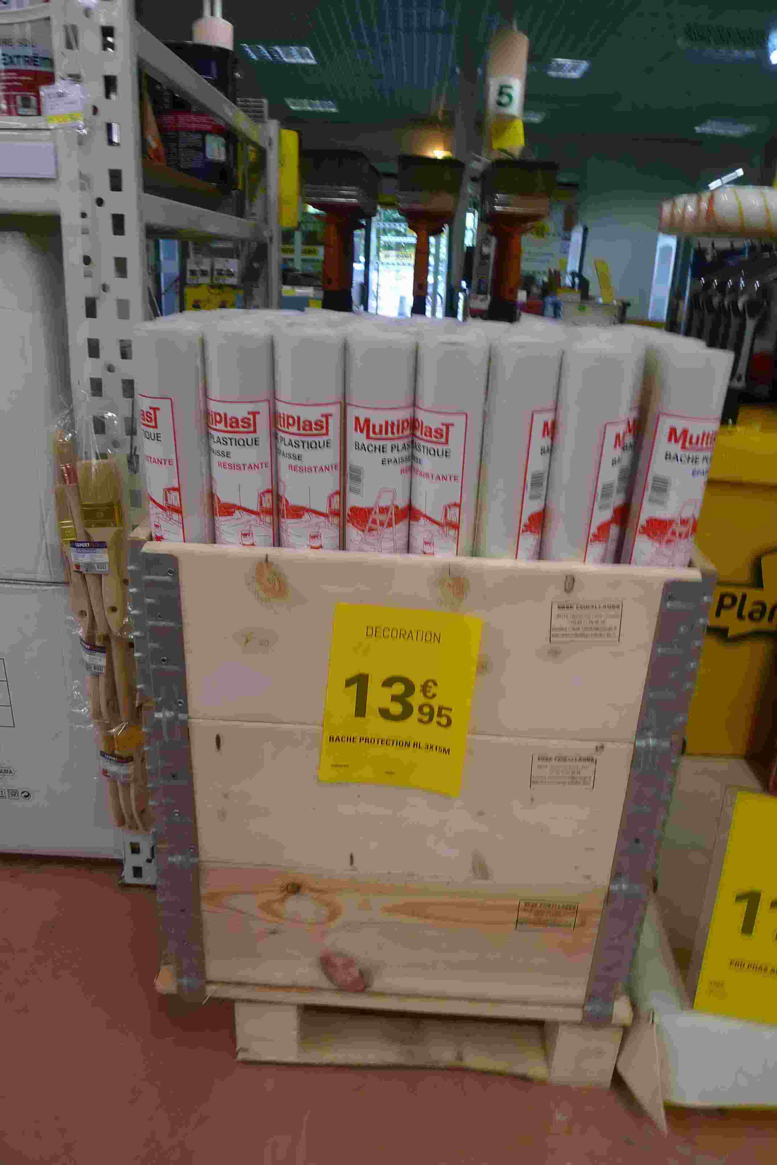 Kit agencement merchandising - Présentoir en bois et armature acier 800 x 1200 mm - Certifié PEFC_0