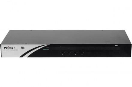 Commutateur KVM Prima 4 - Rackable 19'' (1U) - Cascadable sur 16 niveaux - Compatible PS/2 et USB_0