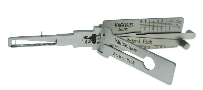 Lishi HU162T (8 cut) crocheteur décodeur pour VAG 2015+ 2-in-1 Mr Li - Volkswagen Polo Golf_0