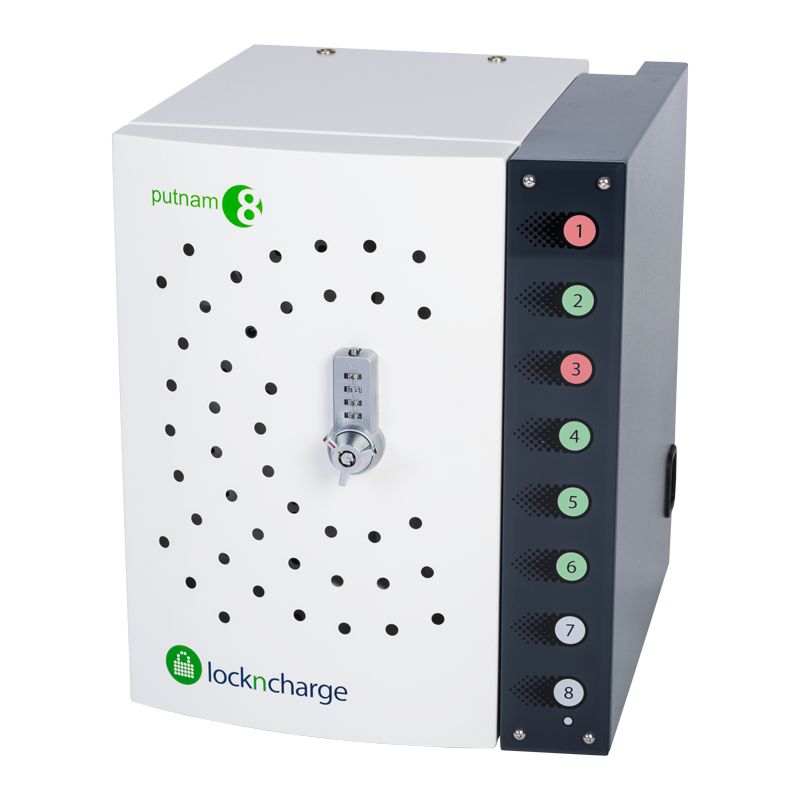 LNC10178 - Armoire de rechargement LocknCharge - Hauteur 378 mm - Pour 8 à 16 appareils avec câbles Lightning certifiés MFi_0