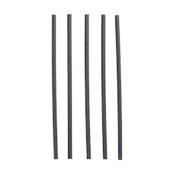 Papstar 10 lots de 100 Pailles en papier Ø 6 mm · 20 cm noir - noir papier 48239085_0