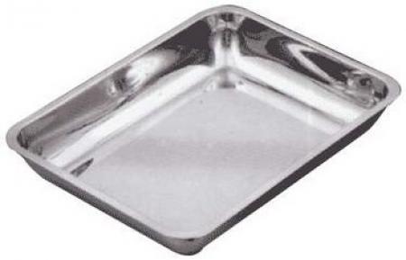 Plateau à instruments en inox - Références multiples - Dimensions variées_0