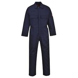 Portwest - Combinaison de travail retardateur de flammes BIZWELD - Bleu Marine Taille XS - Norme CE-CAT III, protection double risque et 10 poches_0
