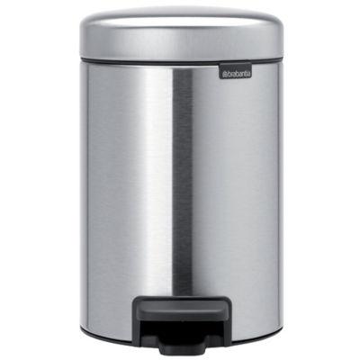 Poubelle NewIcon Brabantia 3 L gris brossé mat_0