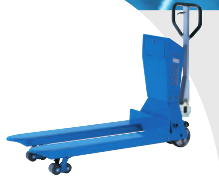 Transpalette manuel peseur - Silverline - Précision 0,5% - 2t - avec batterie et chargeur_0