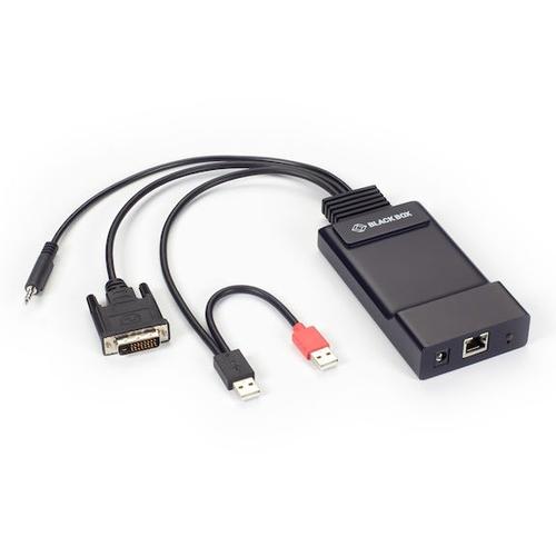 Zerou dvi kvm-over-ip transmitter - single head, hd, usb-hid , audio_0