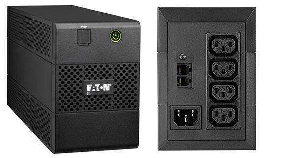 Eaton 5E850iUSB - Onduleur interactif 850 VA 480 W - 4 sorties CA - Couleur noire - Format Tower_0
