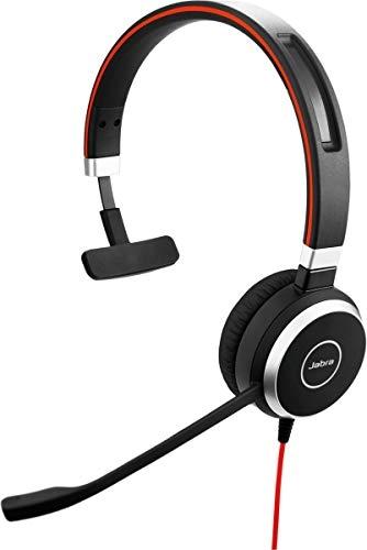 Jabra Evolve 40 MS Mono USB-C Noir - Casque professionnel pour appels et musique avec réduction de bruit et connectivité optimisée_0