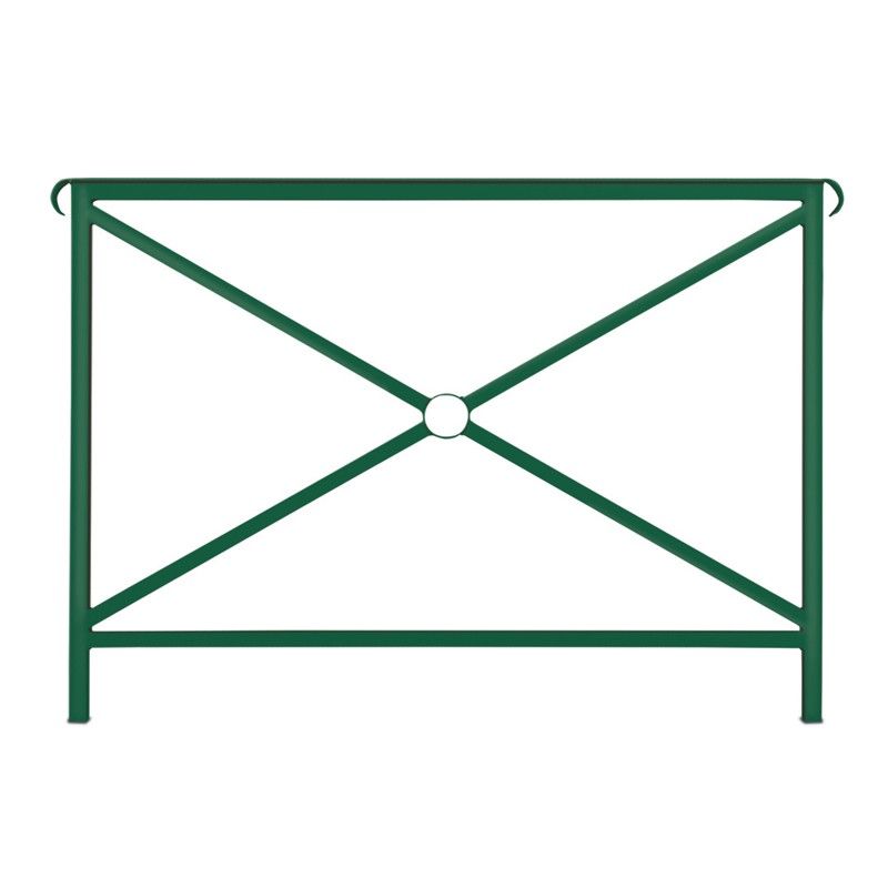 Barrière Concorde 2 - Serem - avec crosses - 150cm - tube acier - peinture époxy antirouille_0