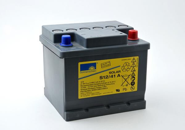 BATTERIE PLOMB ETANCHE GEL SOLAR S12/41A 12V 41AH AUTO_0