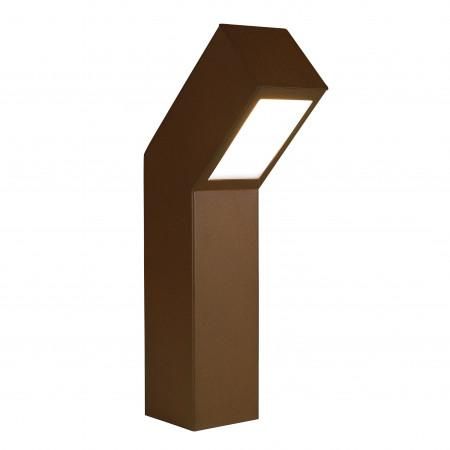 Borne Clina IP55 LED COB 6W - 3000K - Oxyde brun - Hauteur 558 mm - Éclairage extérieur_0