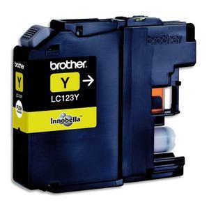 Brother cartouche jet d'encre jaune lc123y_0