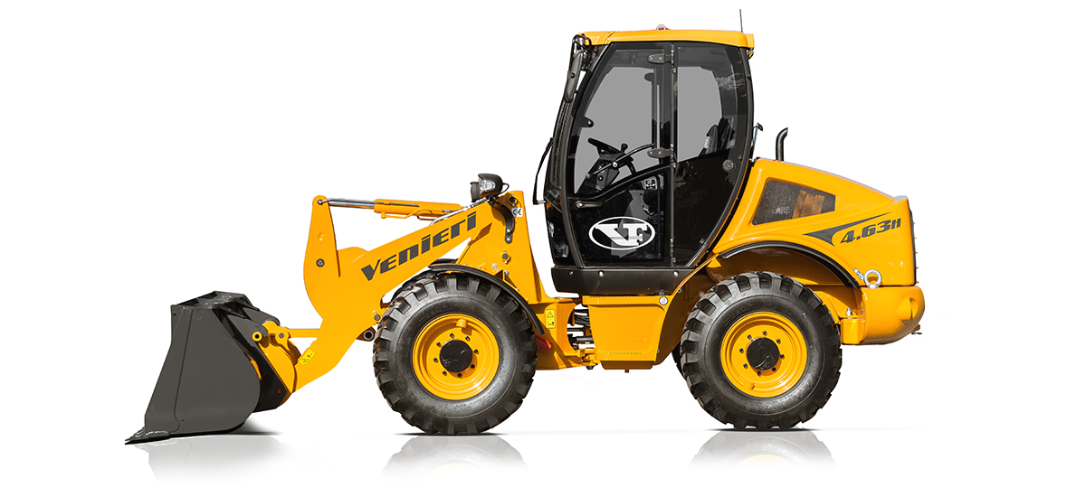 Chargeuse 6,2t Venieri 4.63H - Transmission hydrostatique Bosch Rexroth, Moteur Yanmar, Capacité 1,0-1,7m³_0