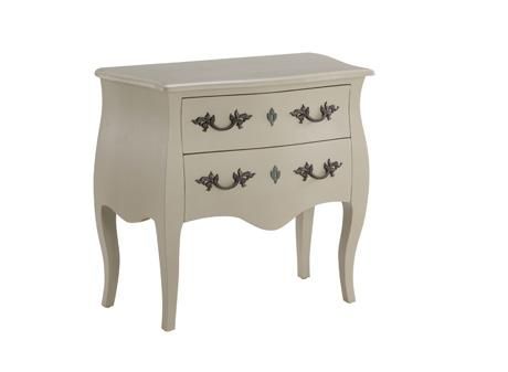 COMMODE 2 TIROIRS EN BOIS STYLE LOUIS XV