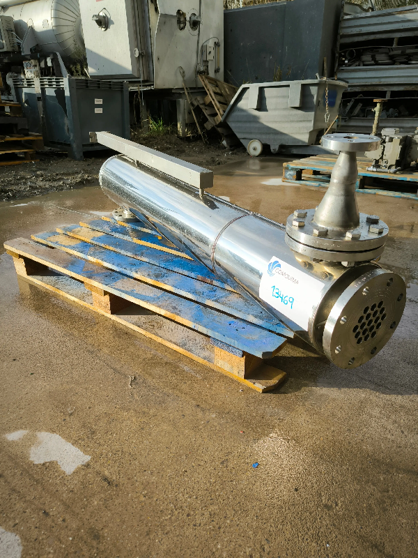 Échangeur thermique tubulaire en acier inoxydable 316L - 1,38 m² - Référence : C13469_0