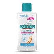 Gel hydroalcoolique Sanytol - 75 ml - Peaux sensibles - Allantoïne & Aloé Vera_0