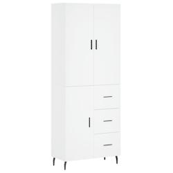 Helloshop26 - Buffet bahut commode armoire meuble de rangement organisateur cuisine salle de séjour salon haut 69,5 x 34 x 180 cm 02_0032588 - 300021_0