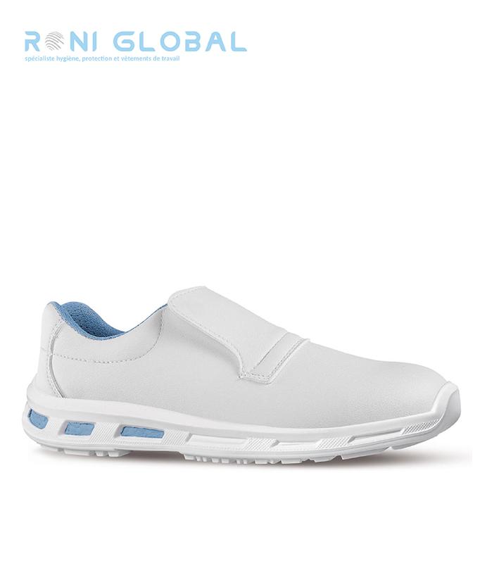 Chaussures de sécurité basses antistatiques sans métal anti-fatigue blanches S3 SRC ESD - JALHYGIE JALLATTE_0