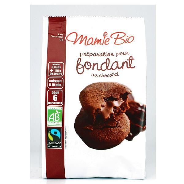 MAMIE BIO PRÉPARATION FONDANT CHOCOLAT BIO 300G PRÉPARATIONS DESSERTS