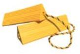 Paire de cales de roues en polyuréthane expansé - Longueur 450 mm - Réf. 980010_0