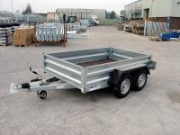 Remorque freinée utilitaire Indespension - 2.51 m x 1.55 m - PTC 2600 kg - roues extérieures_0