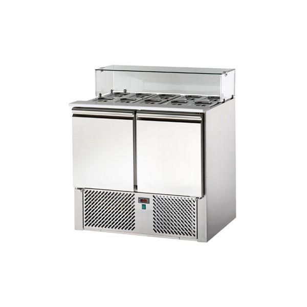 Saladette réfrigérée 2 porte 900 x 700 x 1058 - synergies_0