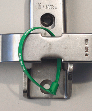 Scellé de sécurité Unisto Integer - indicateur de fraude - longueur fixe - polypropylène - 214 mm ou 254 mm_0