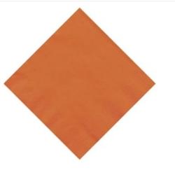 Serviettes de table 2 plis pure ouate - couleur orange  - 40 x 40 cm - x 2000 - DSTOCK60 - 3701431316773_0