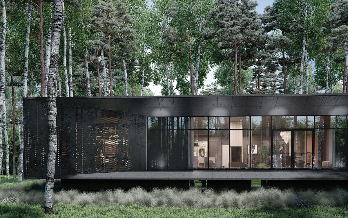 Studio container HPLUXE 190 type 8 - 6 containers maritimes 40 pieds HC modifiés_0