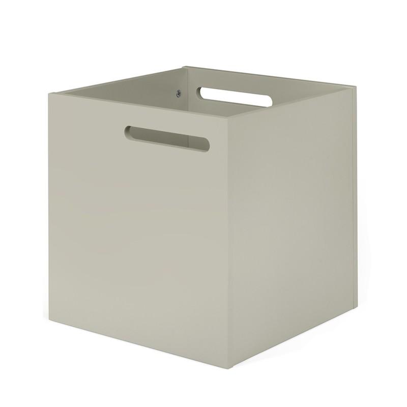 TEMAHOME - BOITE DE RANGEMENT BERLIN 34CM GRIS CLAIR - PARIS PRIX_0