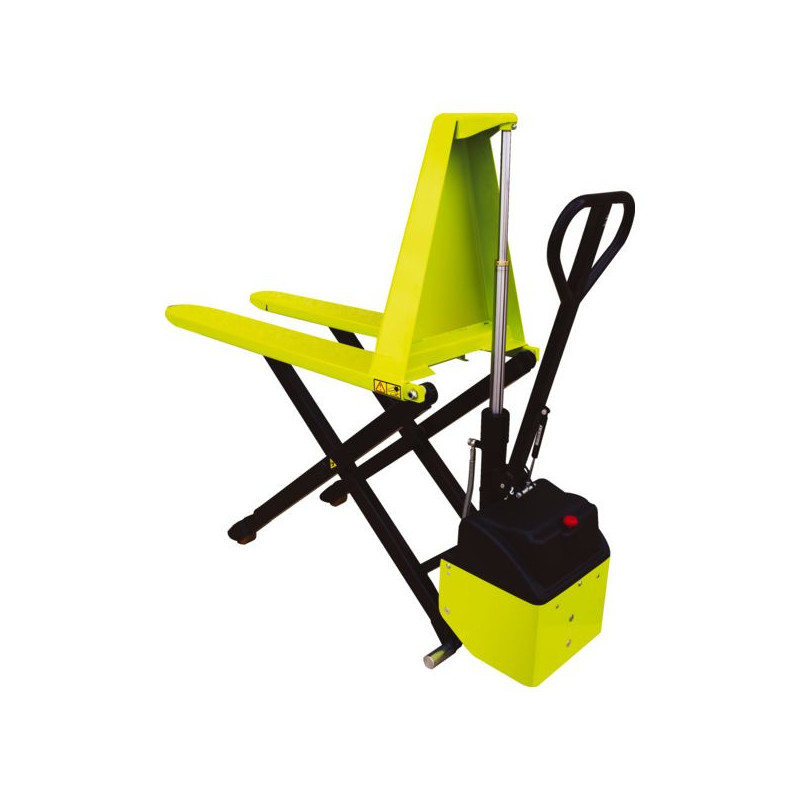 Transpalette haute levée électrique - capacité de charge 1000 kg - hauteur de levée 85 à 715 mm - co23935_0