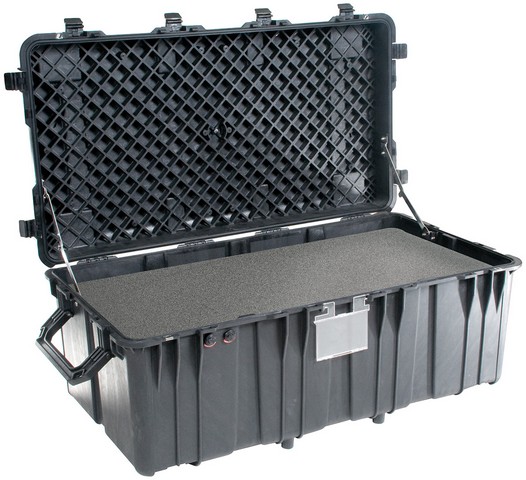 Valise de transport étanche Peli 0550 - grande capacité, IP55, empilable et robuste_0
