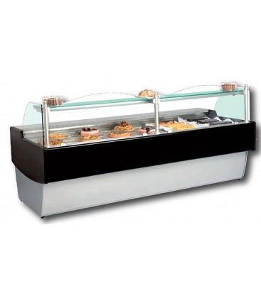 Vitrines réfrigérées élégantes pour pâtisseries – froid ventilé et plan de travail en granit_0