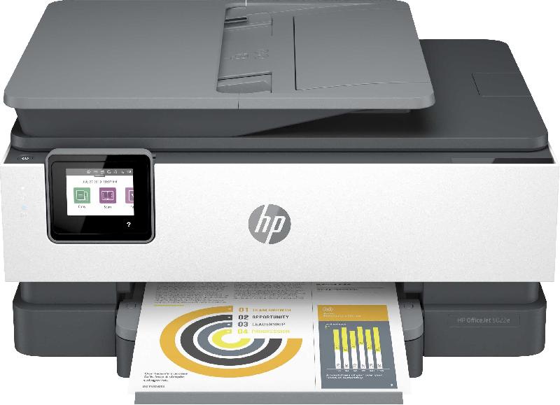 HP OfficeJet Pro 8022e - Imprimante à jet d'encre thermique A4 - 4800 x 1200 DPI - Recto-verso automatique - 20 ppm - Wi-Fi_0