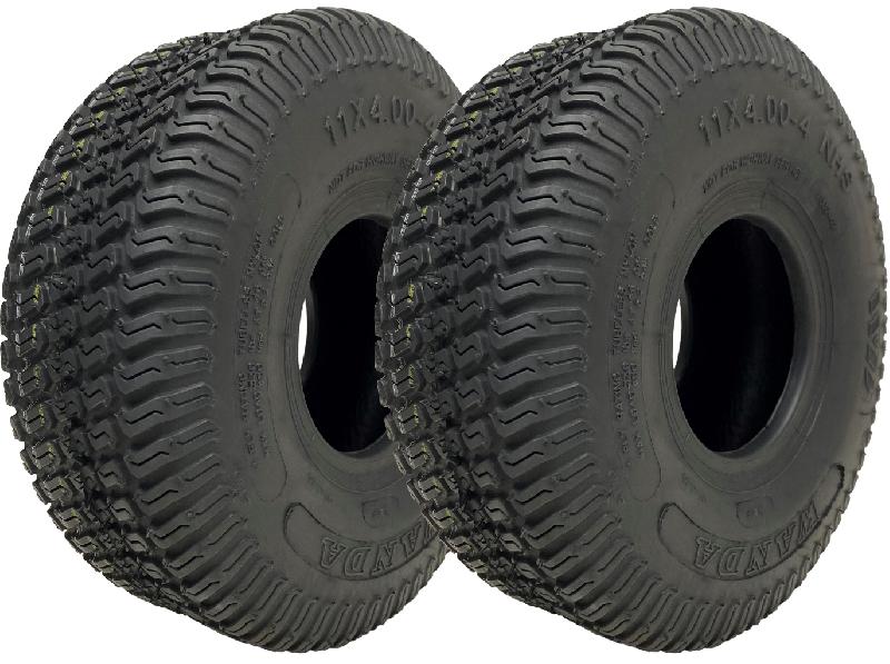 Lot de 2 - 11x4.00-4 4pr Wanda P332 Grass pneu TL_0