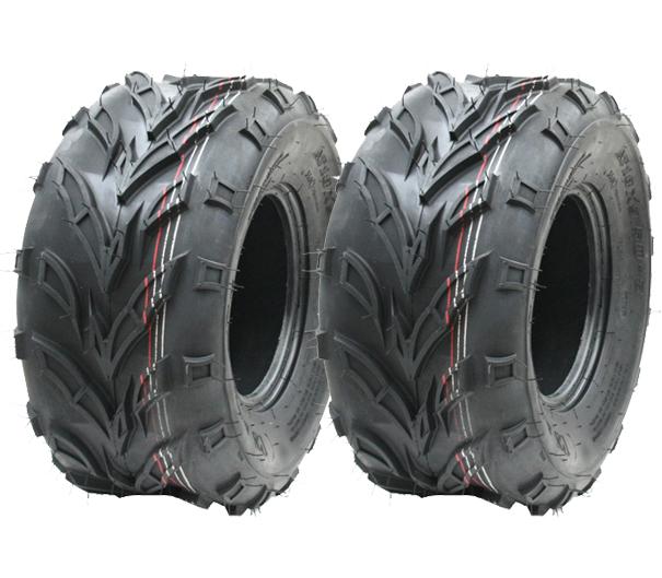 18x9.50-8 ATV pneus Quad trailer 18 950 8 pneus Dirt trail road legal, set de 2._0