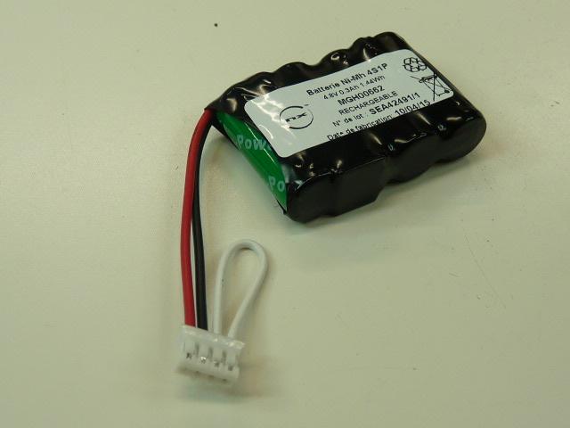 BATTERIE NIMH 4X AA  4S1P ST1 F50 4.8V 300MAH JST_0