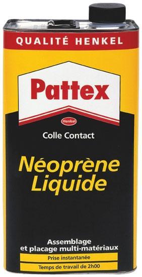 BIDON DE 4,5 KG DE COLLE NÉOPRÈNE LIQUIDE PATTEX
