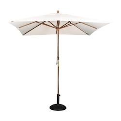 Bolero Parasol de Terrasse Professionnel Carré à Poulie de 2,5 m Écru - multi-matériau GH988_0