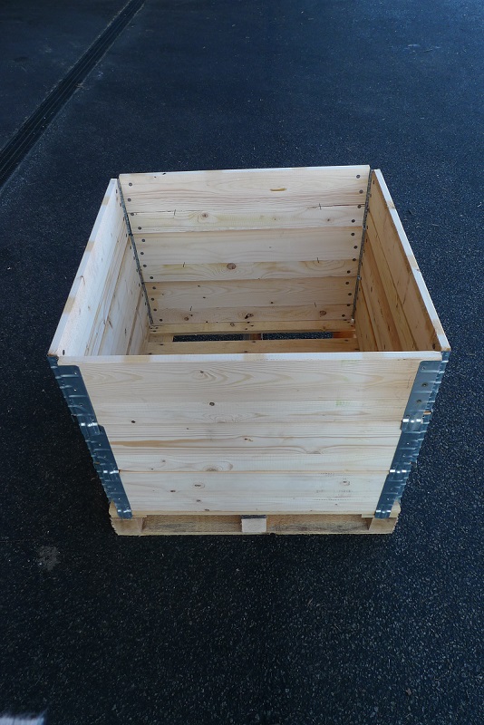 Caisse rehausse en bois certifiée PEFC - 800x800 mm - pliable et personnalisable_0