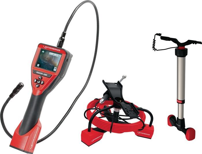 Caméra d'inspection ROSCOPE® i2000 Modul 3-IN-1 3,5 po. 640 x 480 pixels 17 + 25 mm longueur du câble 0,9 + 16 m ROTHENBERGER_0