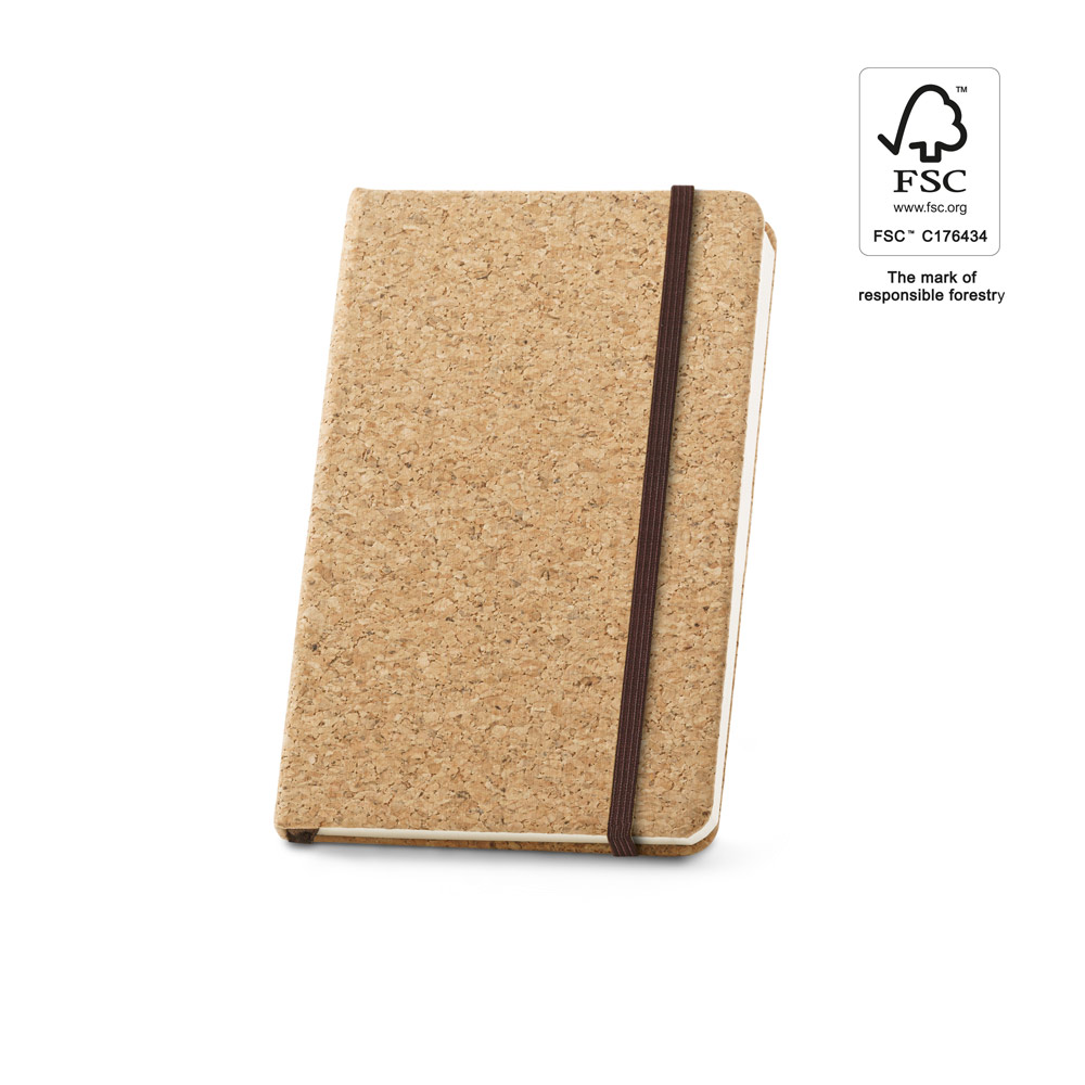 Carnet de poche en liège avec pages unies - 93808 HAWKINS_0