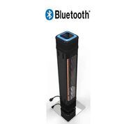 Chauffage de terrasse Sun Tower - Bluetooth - Chauffage infrarouge polyvalent avec barre LED et enceintes intégrées_0
