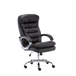 CLP Fauteuil de bureau Big Vancouver similicuir Marron - marron polyester 191174703_0