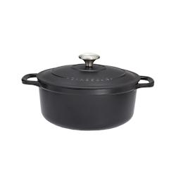 Cocotte ronde 20 cm chasseur noir interieur noir 250 cl  Fonte émaillée Chasseur - noir 3244334720013_0