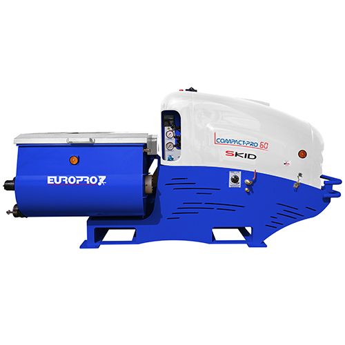 Compact-Pro 60 - Machine à enduire Euromair - Mortier Skid complète, fabrication française, polyvalente et fiable_0