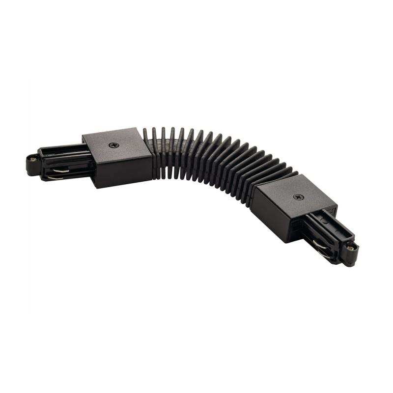 Connecteur flexible pour rail 1 allumage 230v, noir_0